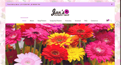 Desktop Screenshot of jans-florist.com