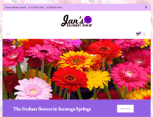 Tablet Screenshot of jans-florist.com